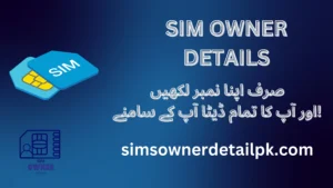 SIM OWNER DETAILS