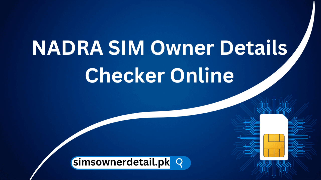 Pakistan sim database online sim owner details