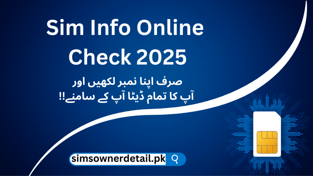 Sim Info Online Check 2025